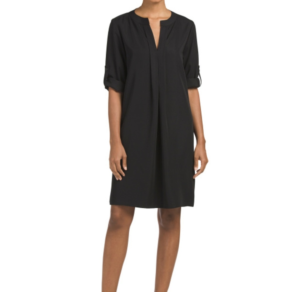 Max Studio Soft Twill Shirt Dress